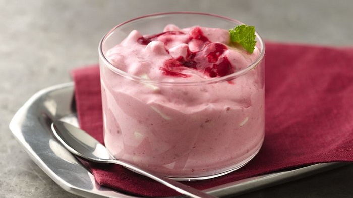 Raspberry yogurt recipe