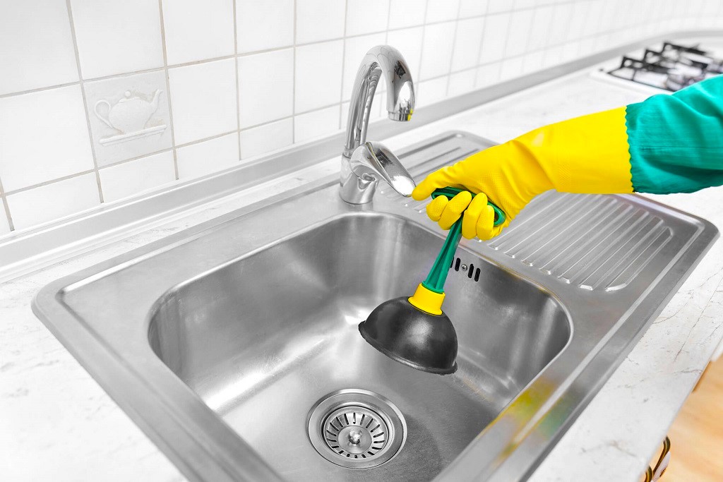 how to clean a bathroom sink drain that smells