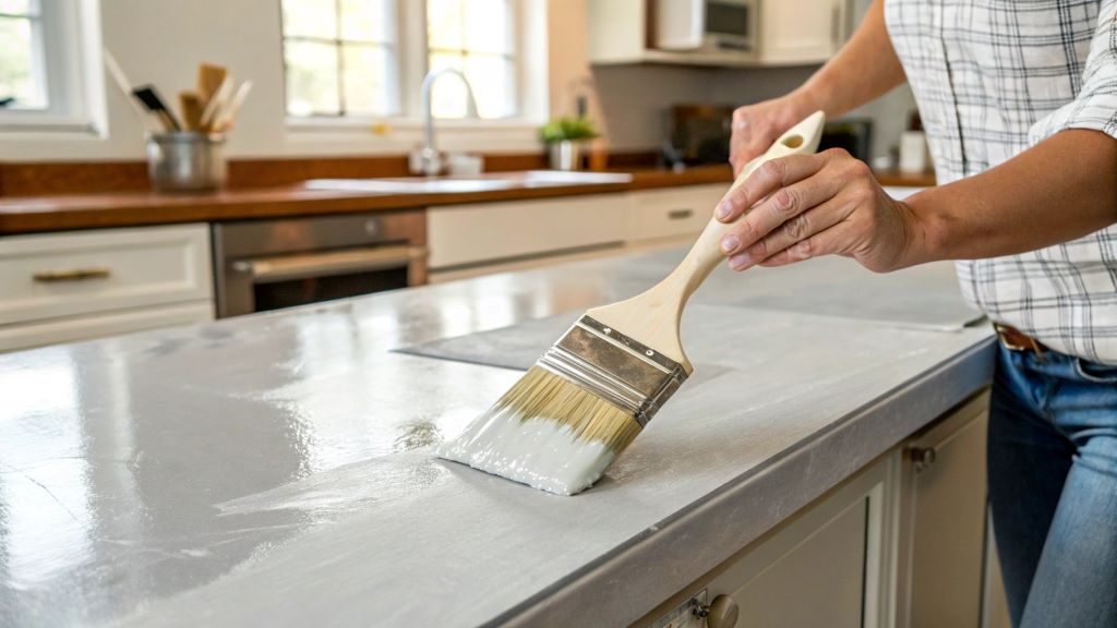 The Simple Art of Painting Laminate Countertops for Stunning Results