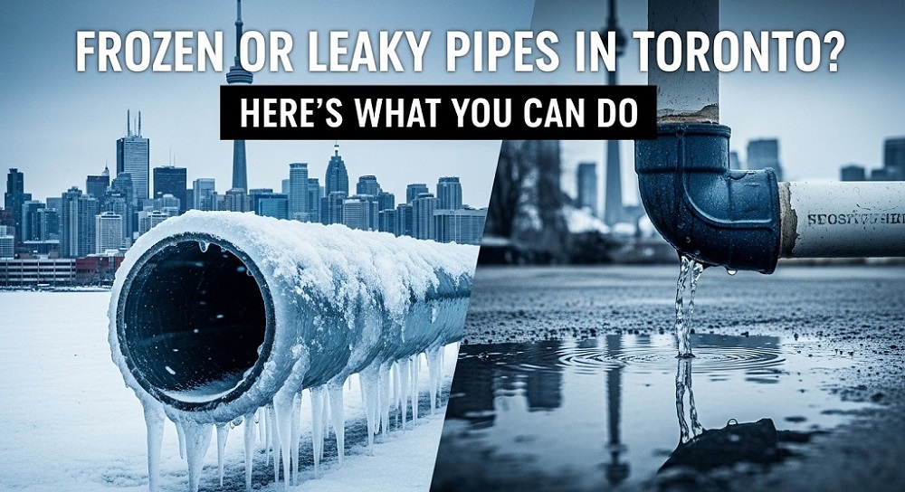 Frozen or Leaky Pipes in Toronto? Here’s What You Can Do