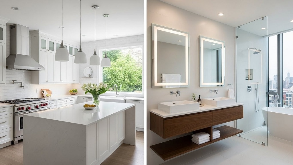 Can I live in my home during kitchen and bath remodeling