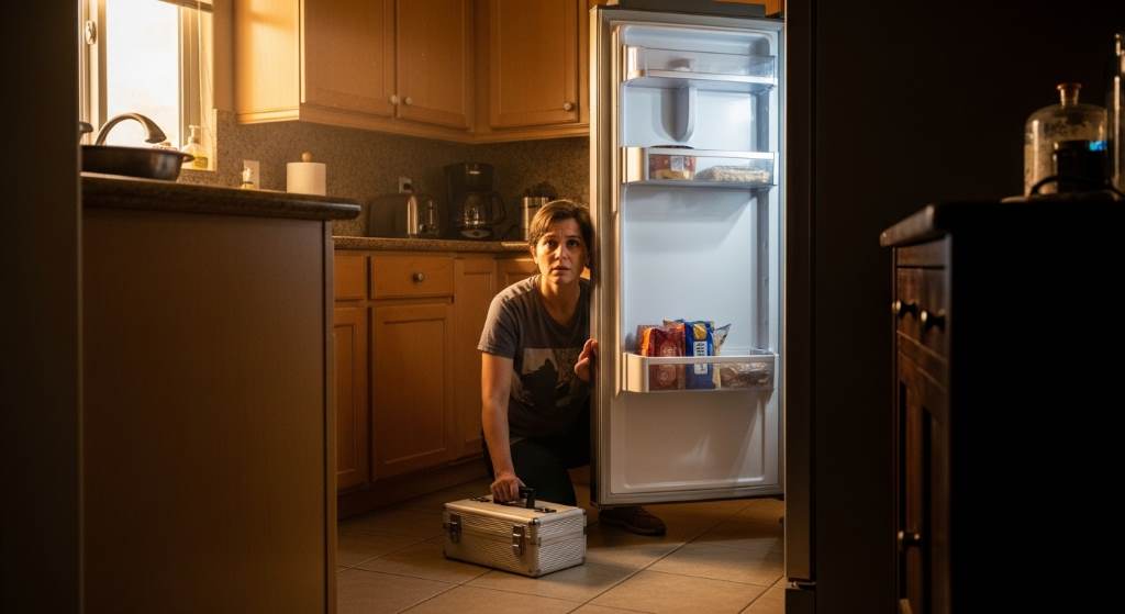 Refrigerator compressor troubleshooting in a California kitchen